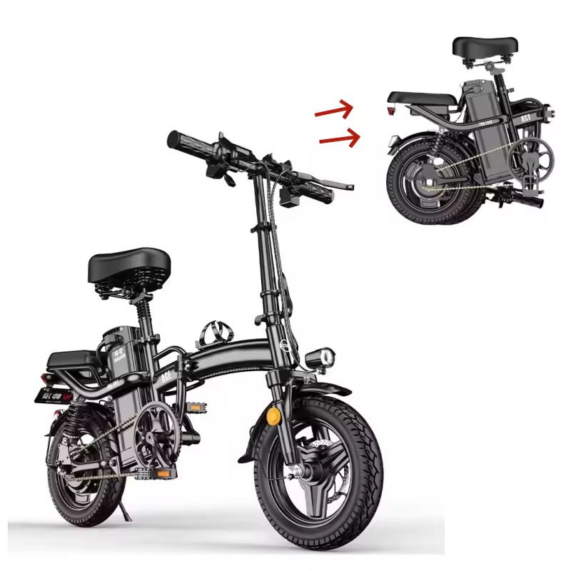 Wholesale bicycle folding EbikeE bike 48V 10AH Electric Bike 14 Inch City Foldable E Cycling Electric Folding Bike