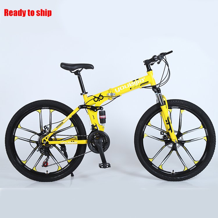 Wholesale Mountain Bike Full Suspension down hill bicycle 26inch 21 speed mtb bike folding bikes