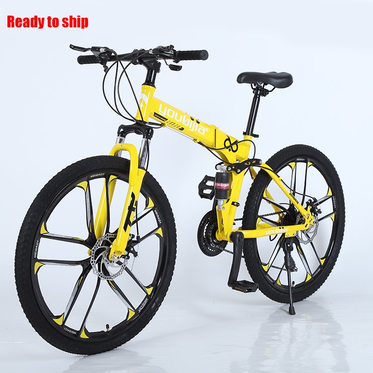 Wholesale Mountain Bike Full Suspension down hill bicycle 26inch 21 speed mtb bike folding bikes