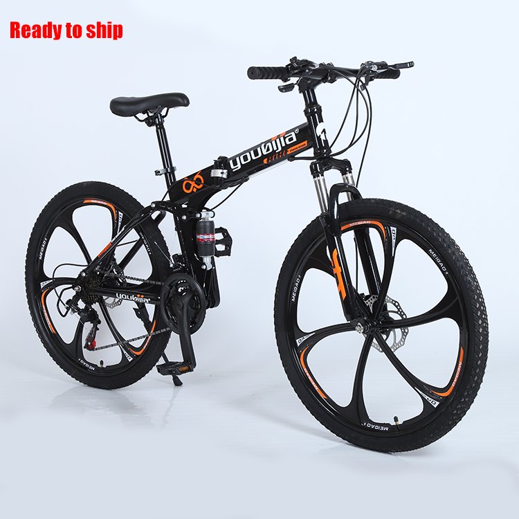 Wholesale Mountain Bike Full Suspension down hill bicycle 26inch 21 speed mtb bike folding bikes