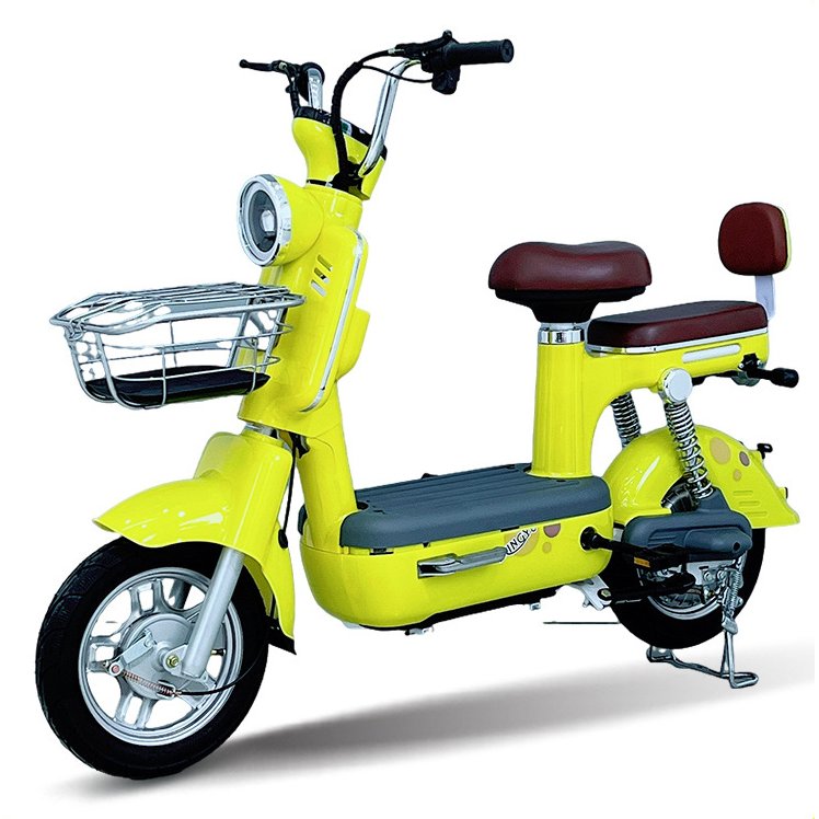E bike 48V 20A 14 Inch Speed 35-40 km/h Electric City Bike Cheap Electric Bike Range 50 km Electric Moped Wholesale Bicimoto