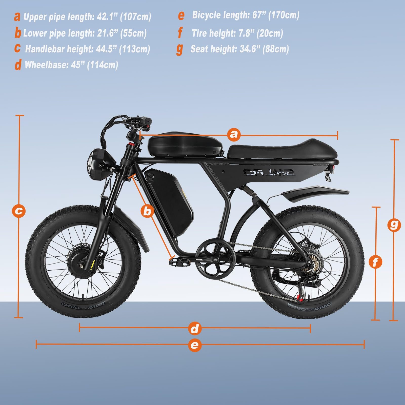 US Stock SMLRO 2000W SU8 Electric Bicycle 48V 39.9Ah 20 inch Folding Fat tire ebike Snow Electronic Mountain Bike