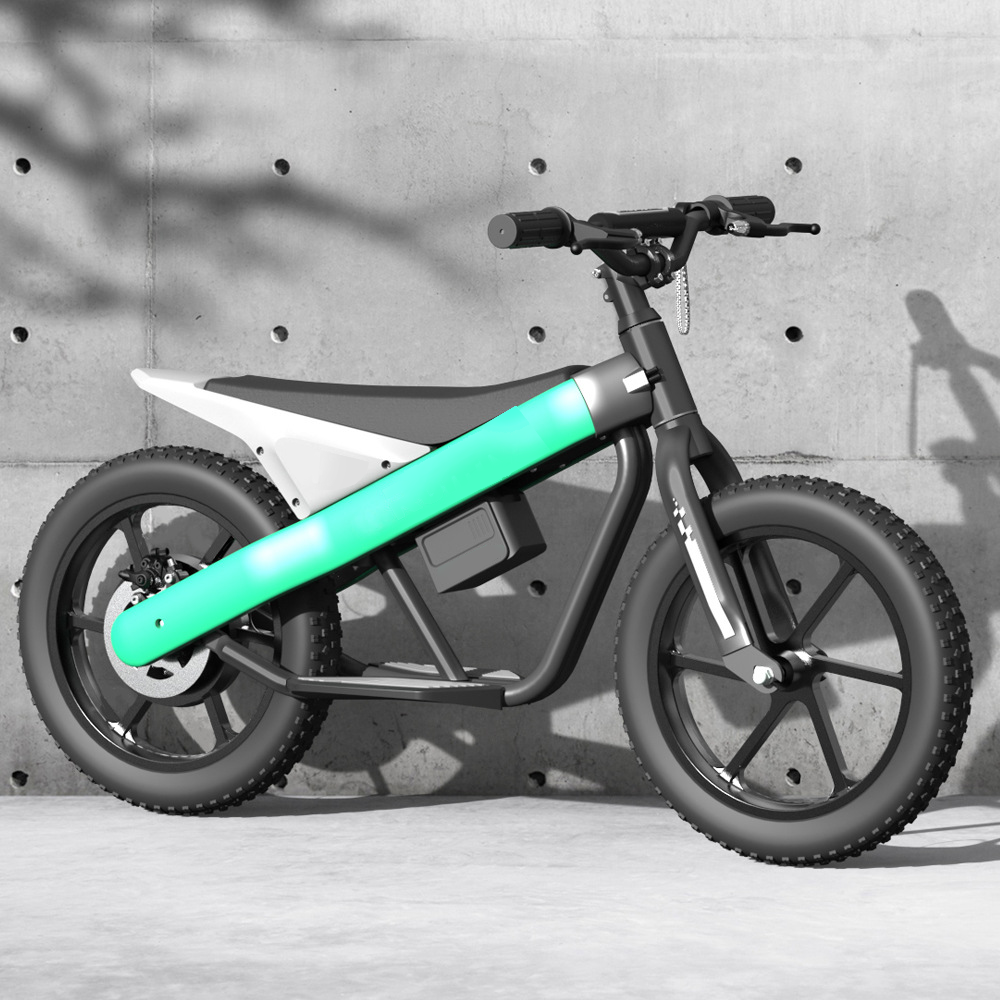 2024 Customizable DETRITUS Factory Electric Bicycle kids balance bike 21V 16inch electric balance bike for Children