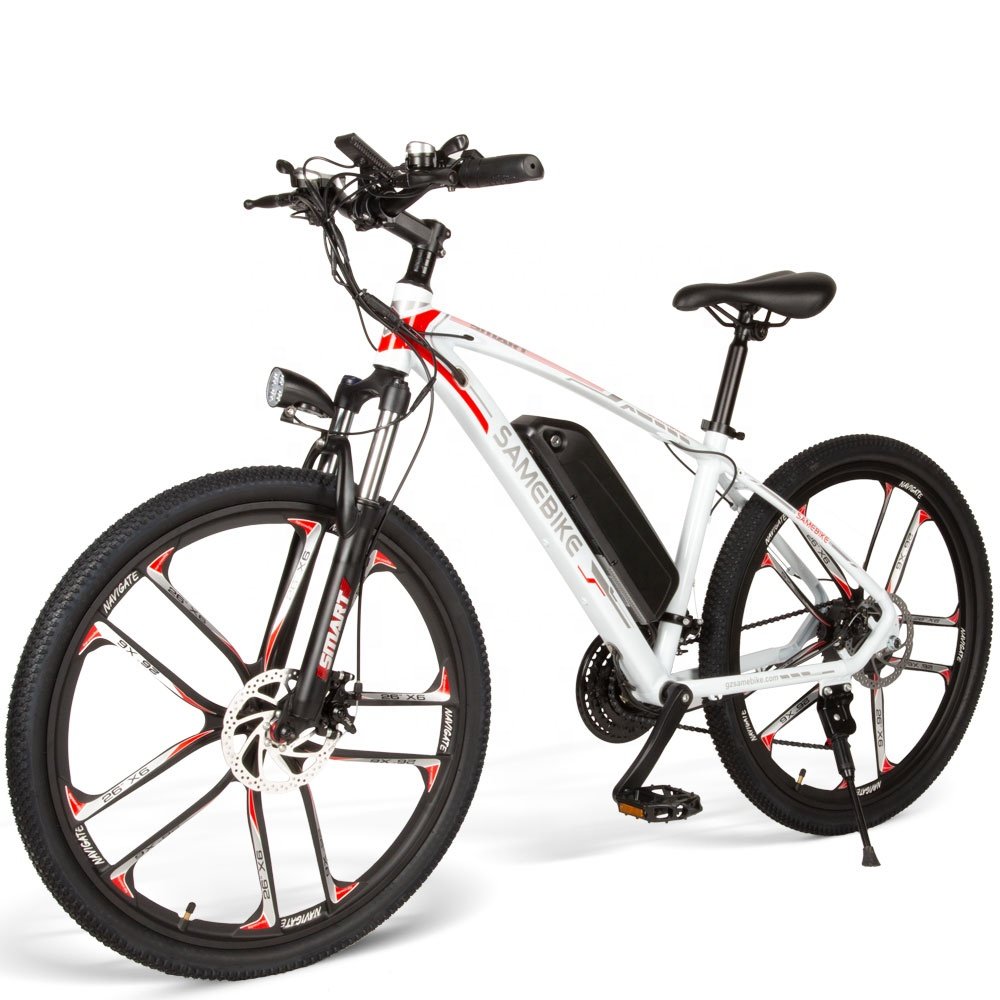 Promotion Samebike 26" Tire Electric Bicycle Mountain E-bike MTB Ebike Bicicletta Battery Powered Bike For Adults EU UK Stock