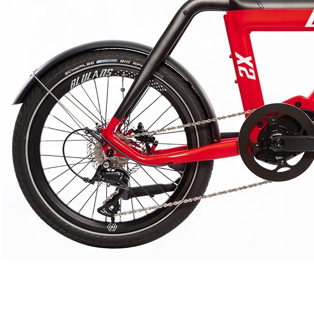 X2 20 inch Comfortable Men's and Women's Electric Bikes Shimano 9s High Quality E-Urban Bicycle 350W Electric City Bike