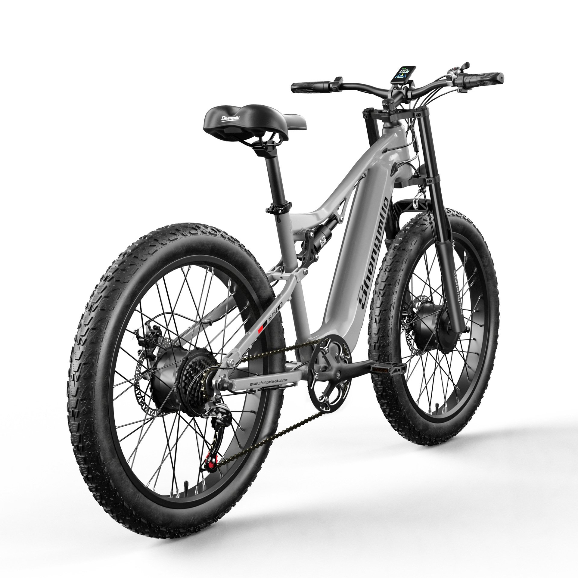 S600 electric mountain Bike 48V2000W dual motor Factory Direct sales adult ebike 17.5ah lithium battery Fat tires popular