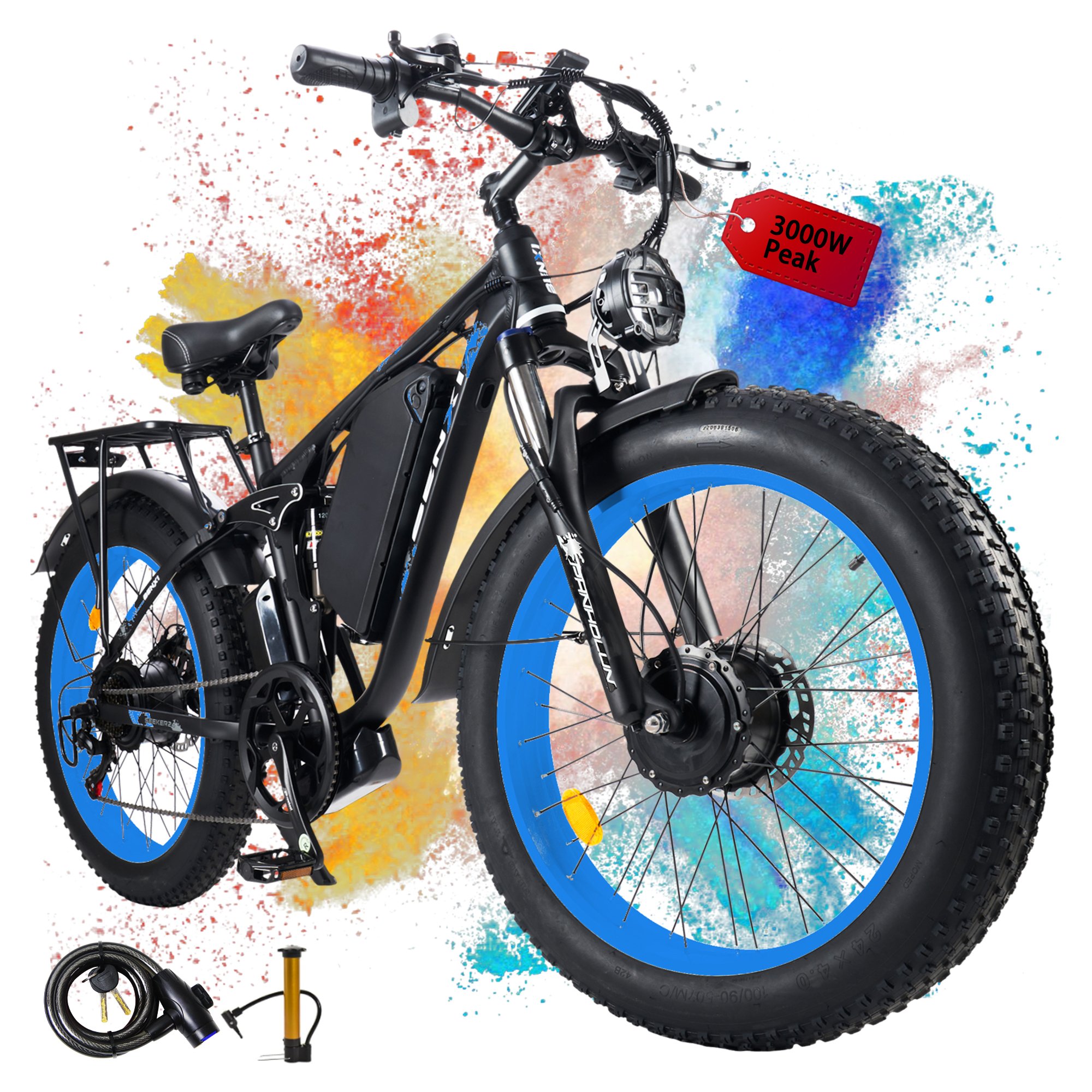 US Stock Akez S2 Sur Ron Electric E Mountain Dirt Sport Bike 1500W Full Suspension Enduro Ebike Bicycle