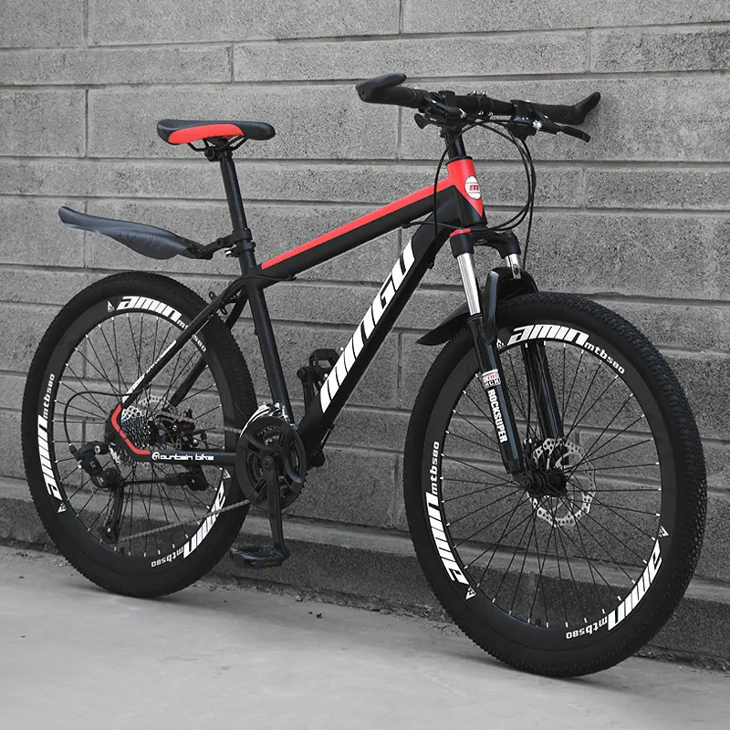 Factory price 26 inch mountain bike with suspension and disc brakes /21 speed mountain bike
