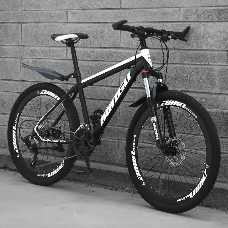 Factory price 26 inch mountain bike with suspension and disc brakes /21 speed mountain bike