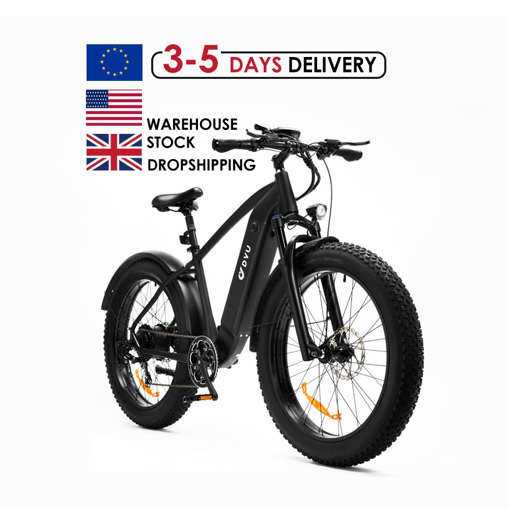 2024 750w Enduro Dirt e Bicycle Full Suspension electrical 26 inch ebike fat tire electric mountain bike Mtb electric road bike