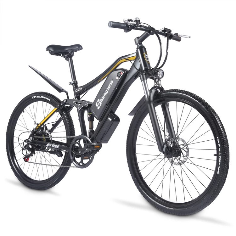 26 '' 500W 1000W 21 Speed Lithium Aluminum Alloy Electric Bicycle Electric Mountain Bike