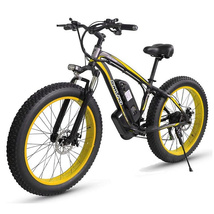 26 '' 500W 1000W 21 Speed Lithium Aluminum Alloy Electric Bicycle Electric Mountain Bike