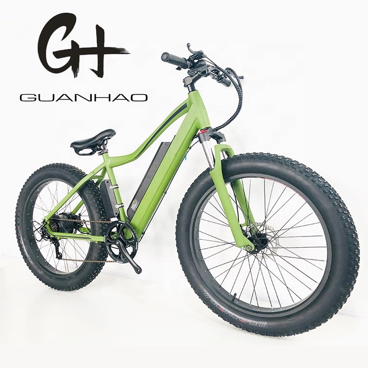 26" USA 7 Speeds OEM CE 35KM/H 500W 48V 14AH Lithium Battery Adult Snow 4.0 Big Fat Tire ELectric Mountain BIKE
