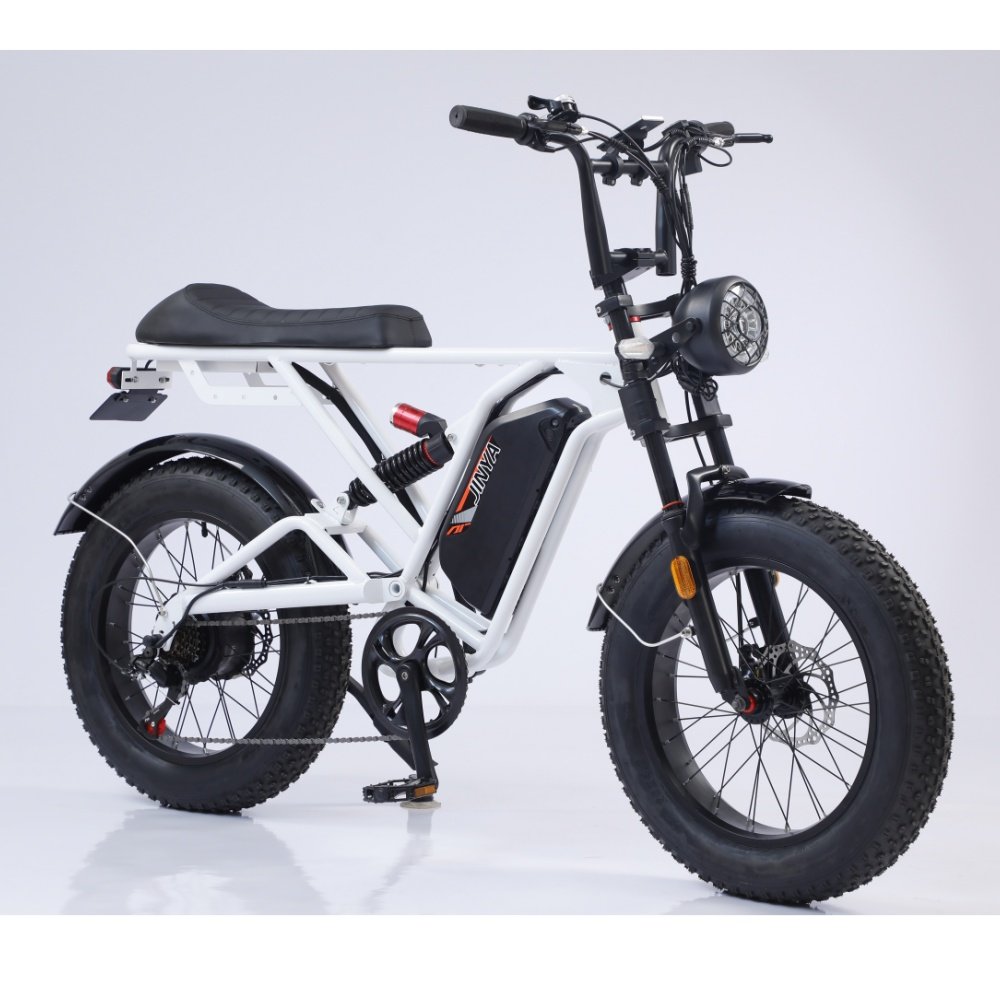 Export 48v 350W 500W Electric Mountain Bike 20 Inch Folding Lithium Battery Fat Tire Snow Mountain Riding Snow Electric Bike