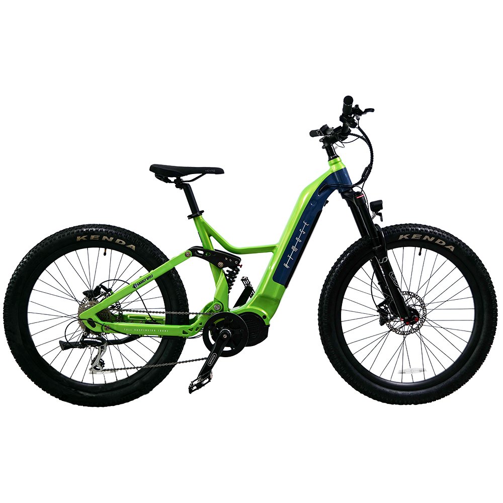 MTB Electric bicycle shock-absorbing ebike full suspension speed electric mountain bike