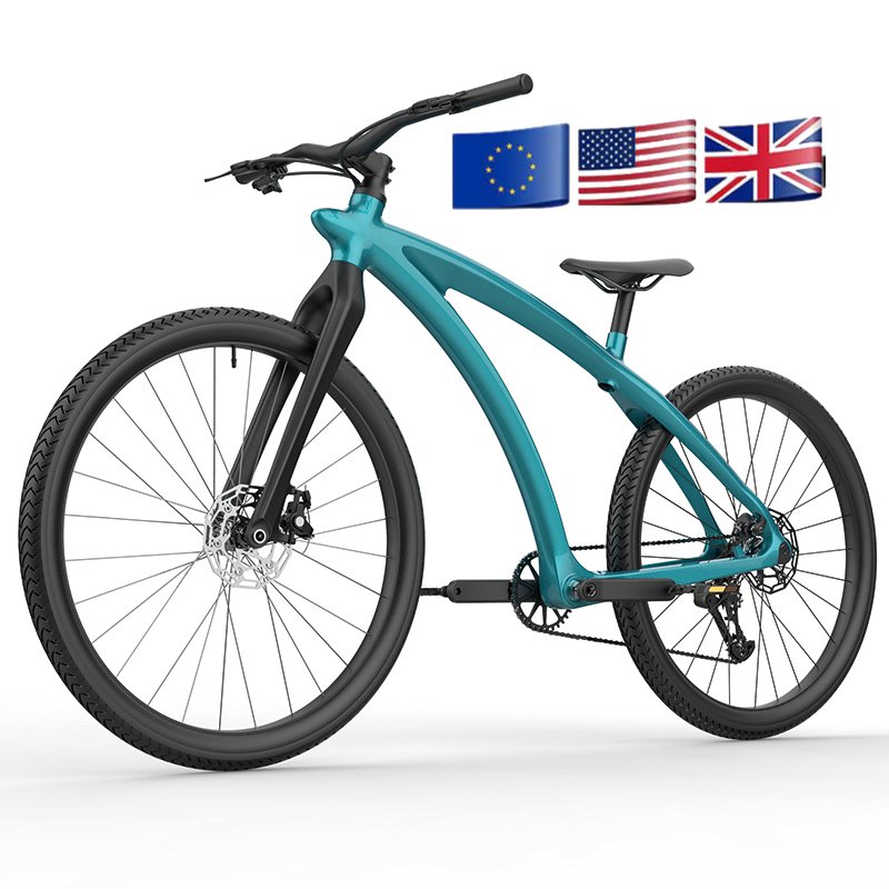 KIXIN Twitter A5 Bicycle Hydraulic SHIMANO Deore Disc Brake Carbon Fiber Road mountain Bike Hidden Cable 700C Cycling 12 Speed