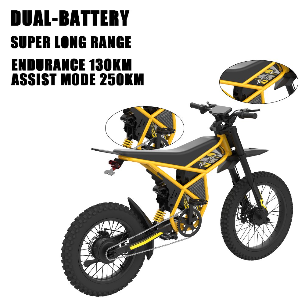 GT73 High-Speed Electric Bicycle - 750W Motor, Long-Range, Lightweight, Off-Road E-Bike for Adults