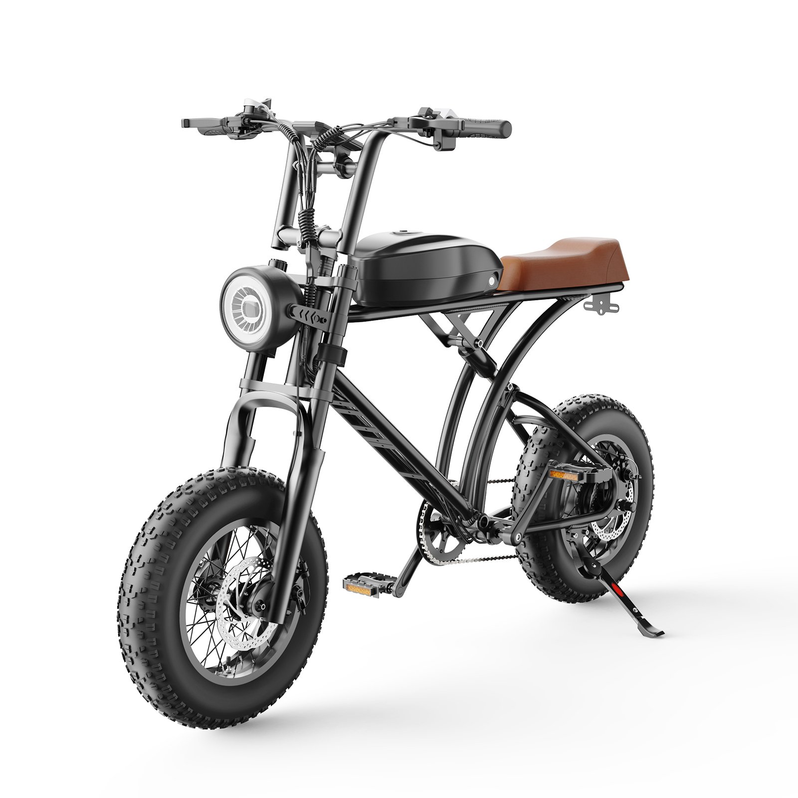 16x4" fat tire electric bicycle 500W Retro electric city mountain bike ebike 48V 10ah