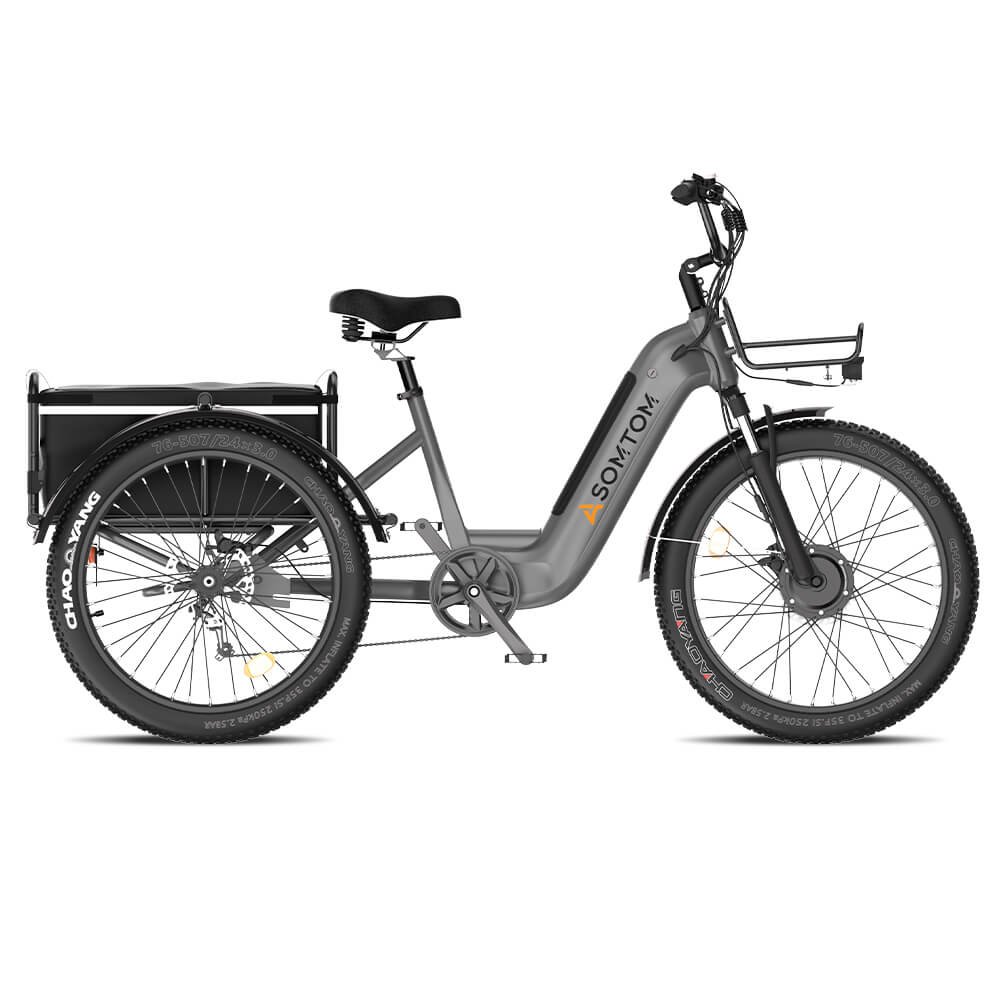 Adult Ebike Electric Bicycle Household Electric Cargo bike city bike US Warehouse Aluminum Alloy 24 " Fat tire 500W15AH 330lbs