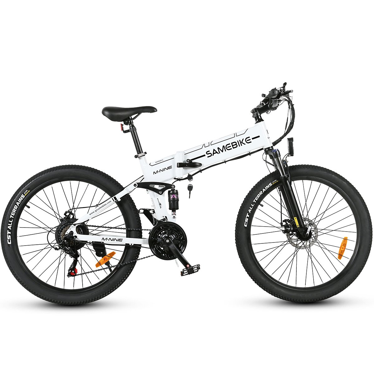 SAMEBIKE New Model moped style 900W 48V 14Ah long range Colorful display electric mountain bike