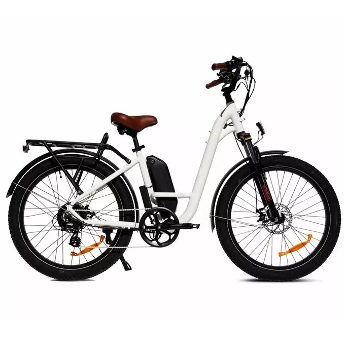 Step-through electric city urban bike