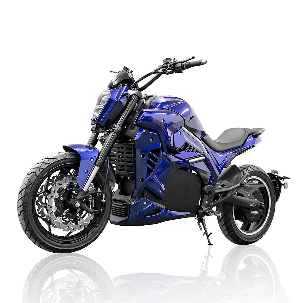 72V 3000W/5000W Electric Racing Motorcycle 60Ah 120Km/H GPS Tracker Moped E Motorcycle with EEC COC Electric Chopper