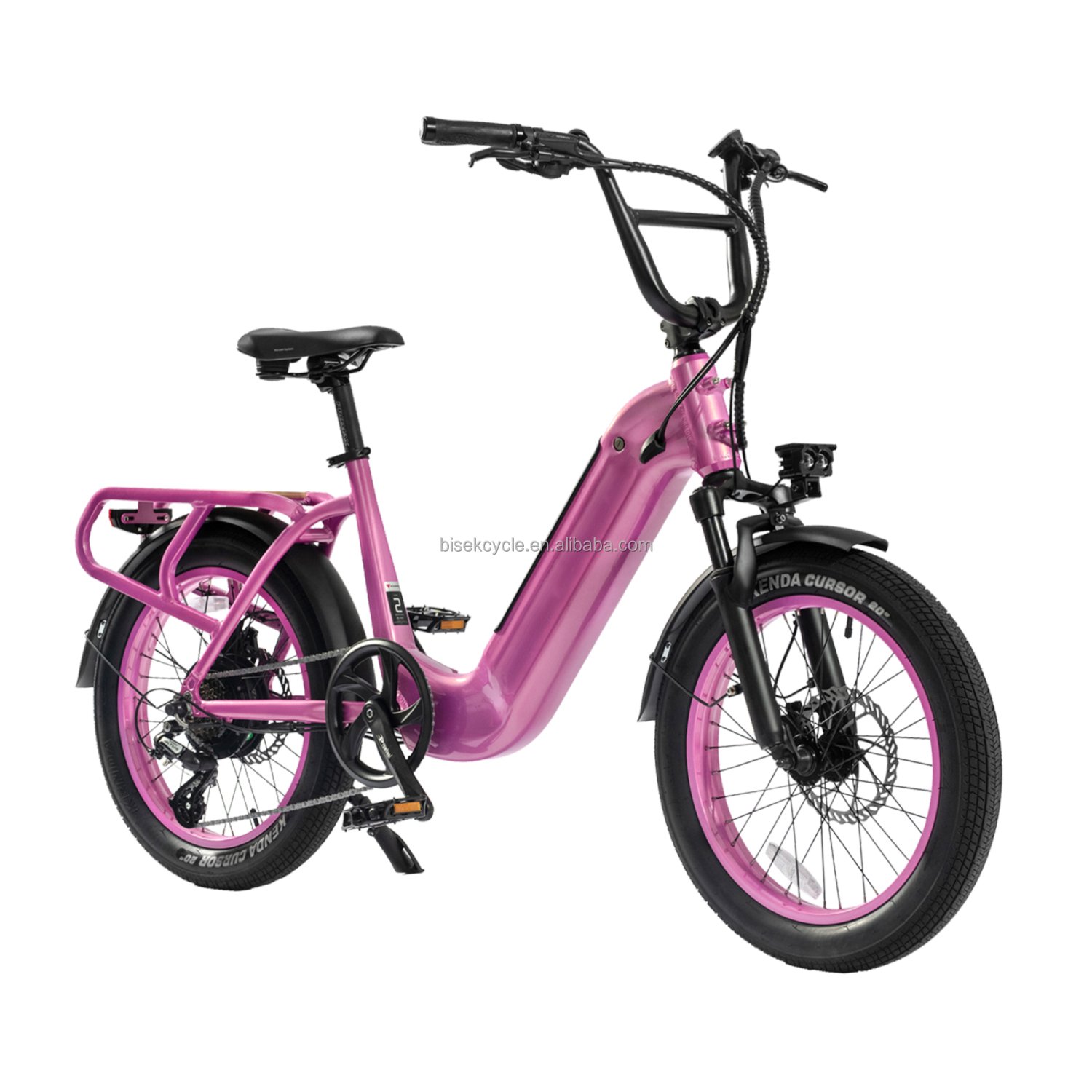 OEM Lady style electric bicycle City road E bike 7 speed derailleur electric bike with rear motor for sale