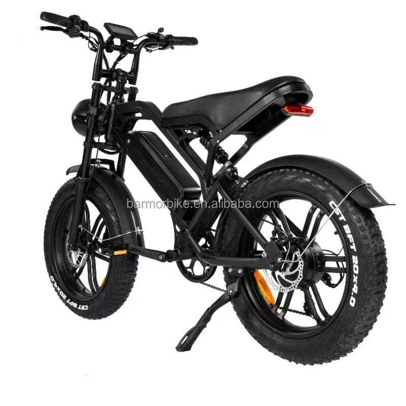 20 Inch Retro Electric Fat Tire Bike 750W/1000W 26\"x 4\" Fat Tire Mountain Bike with 350W Motor Aluminum Alloy Frame