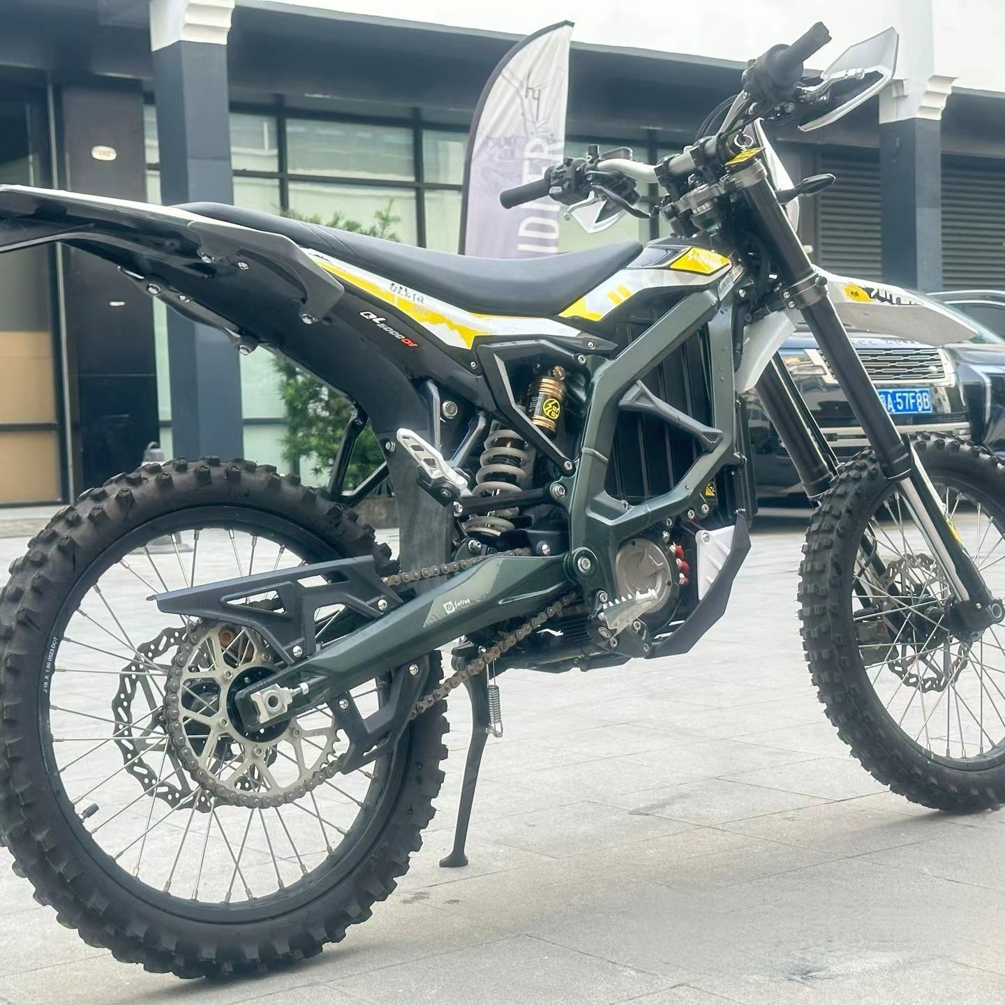 goolee Ultra Bee 74V 12500W Mid Drive Electric Dirt Bike Ultra Bee Electrica 55Ah Ebike