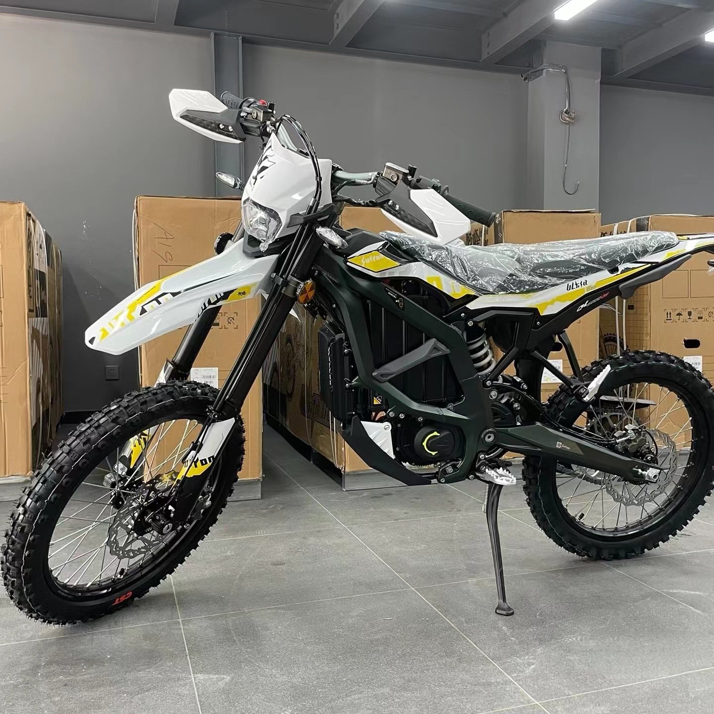 goolee Ultra Bee 74V 12500W Mid Drive Electric Dirt Bike Ultra Bee Electrica 55Ah Ebike