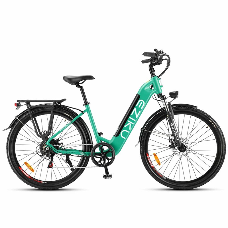 2023 New Style Factory Price Electric City Bike Bicycle Ebike Moped With 48V 12Ah Removable Lithium Battery 500W Motor For Woman