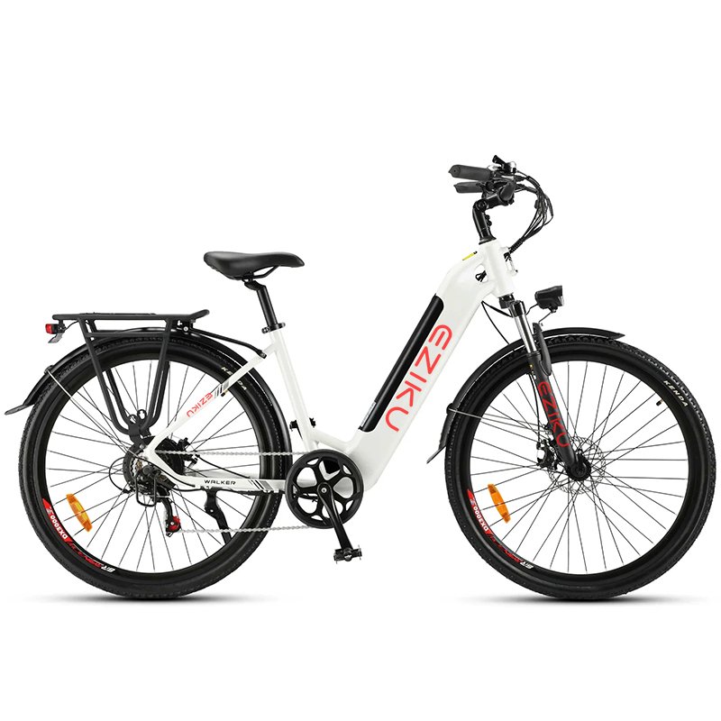 2023 New Style Factory Price Electric City Bike Bicycle Ebike Moped With 48V 12Ah Removable Lithium Battery 500W Motor For Woman