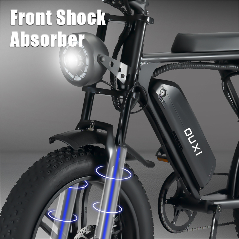 Dropshipping European Warehouse Fatbike 750w Electric Bicycle Fat Tire Folding Electric Bike