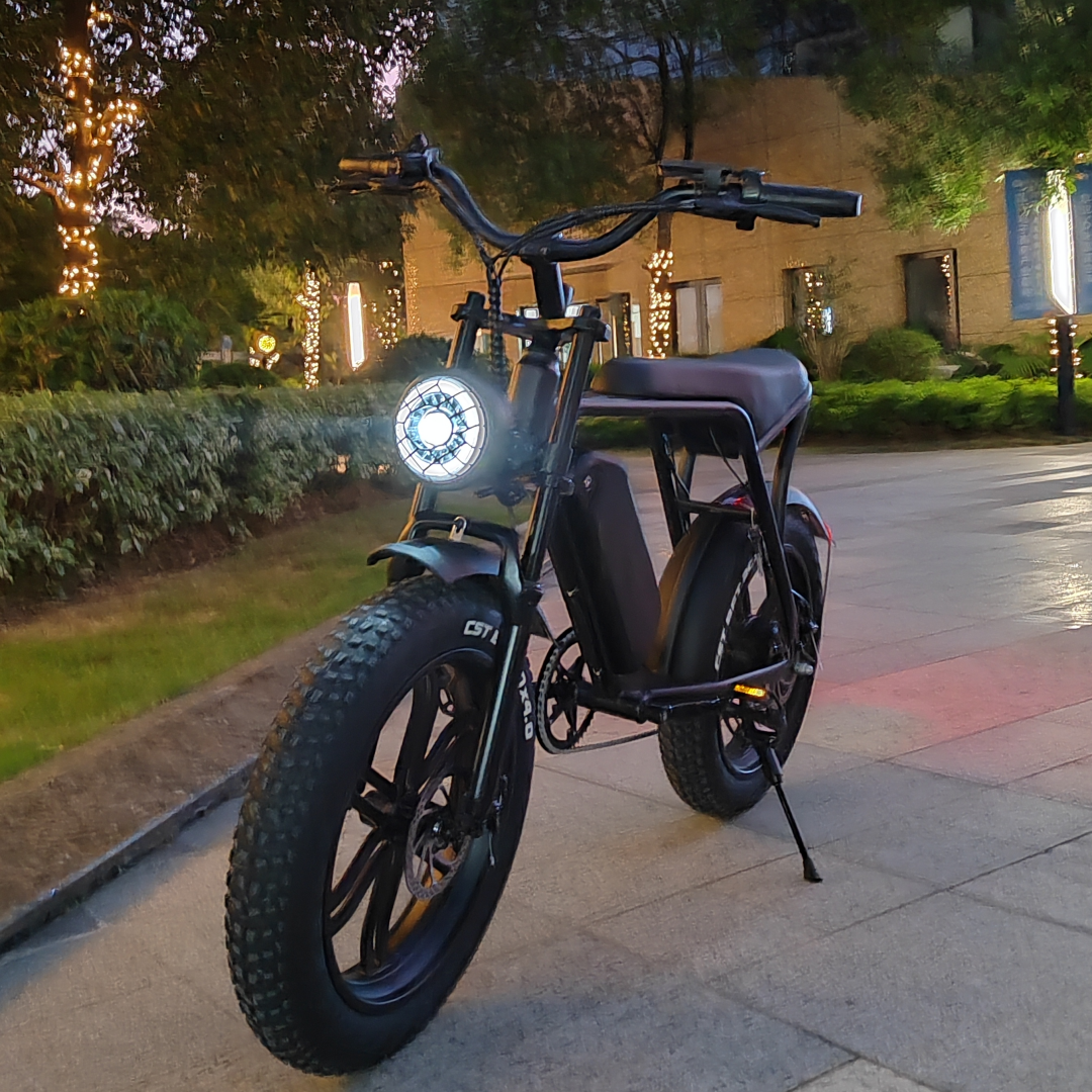 Dropshipping European Warehouse Fatbike 750w Electric Bicycle Fat Tire Folding Electric Bike