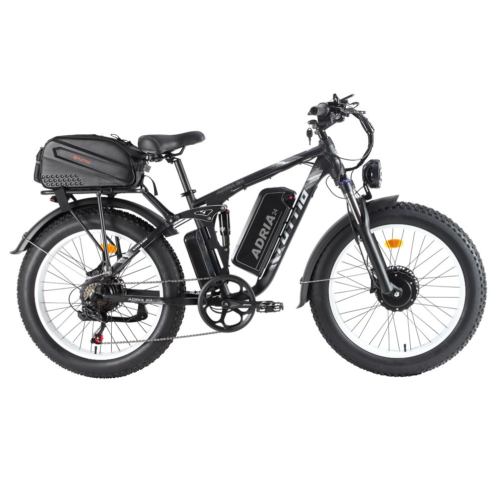 Canada 52V 30AH 4000W Dual Motor E-Bikes Tuttio Adria24 Electric Mountain Bike Hydraulic Disk Electric Bike