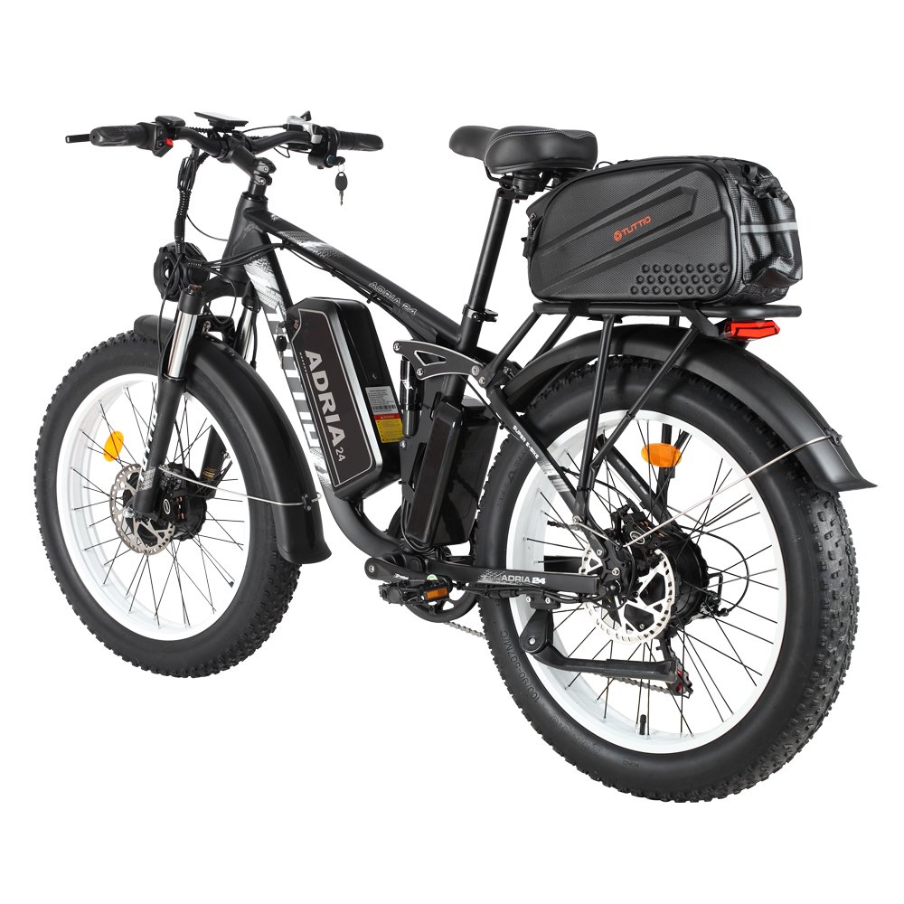 Canada 52V 30AH 4000W Dual Motor E-Bikes Tuttio Adria24 Electric Mountain Bike Hydraulic Disk Electric Bike