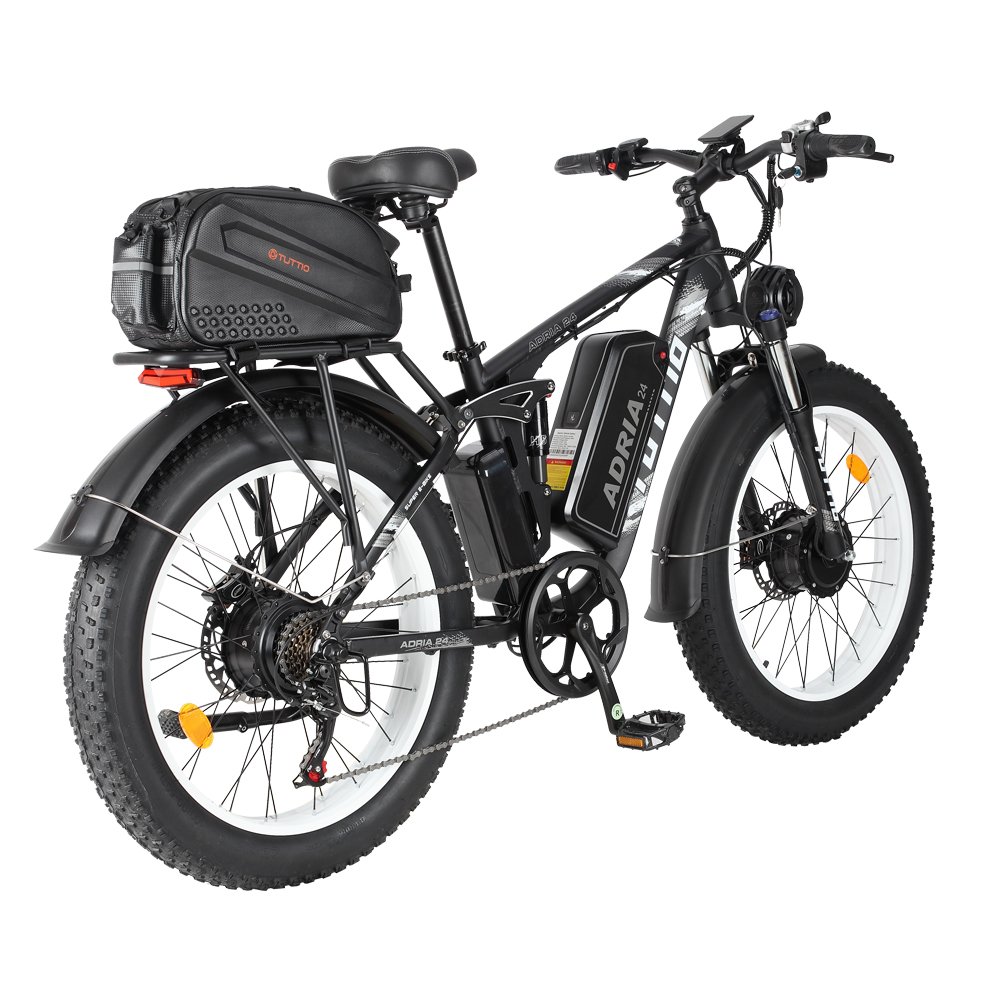 Canada 52V 30AH 4000W Dual Motor E-Bikes Tuttio Adria24 Electric Mountain Bike Hydraulic Disk Electric Bike