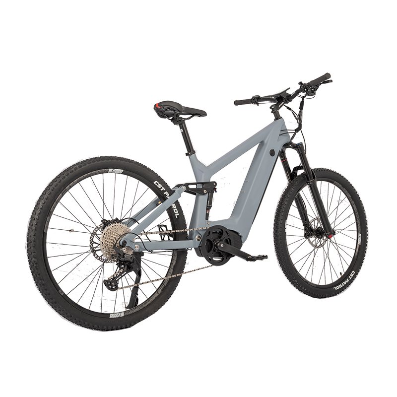 Powerful Carbon Fiber Frame 48V 1000W Mid Set Brushless Motor Electric Mountain Bike 11 Speed Gears