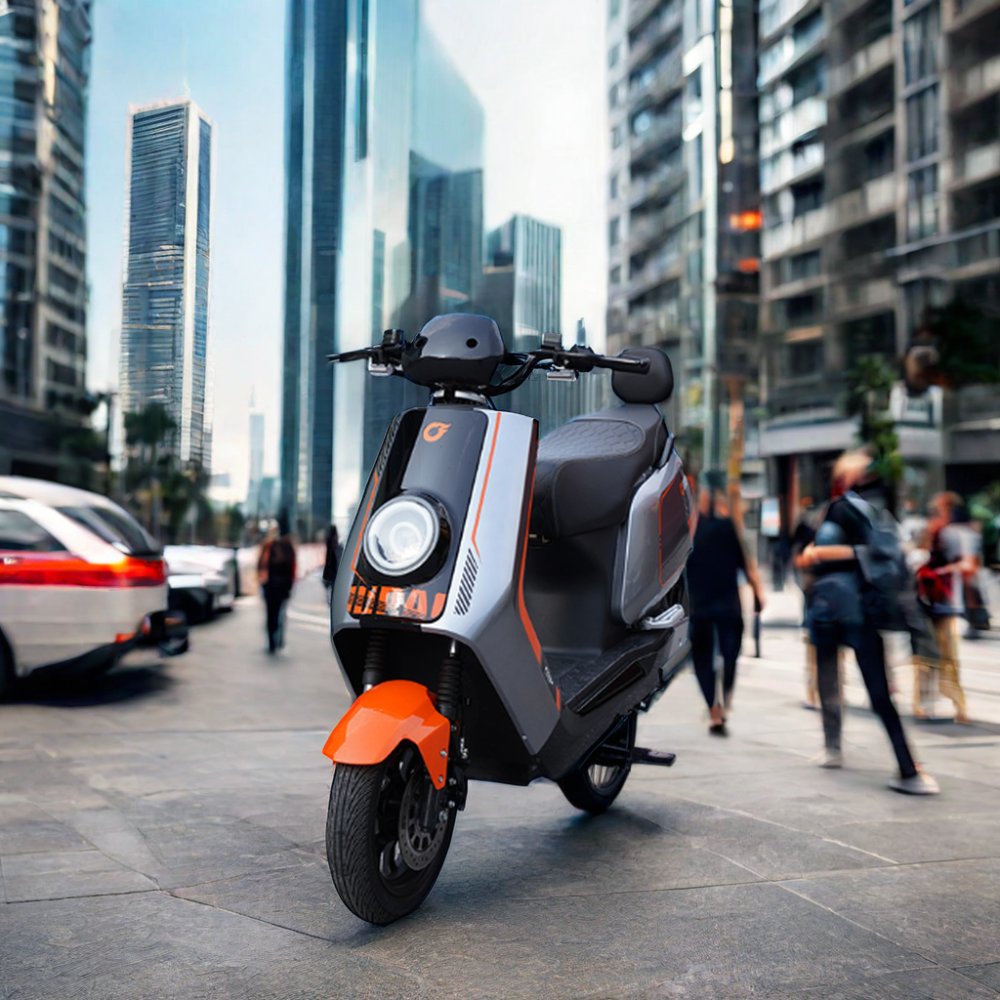 Factory Direct 60V Electric Scooter Bikes Pedal E-Bike New Design 3 Speed City Bicycle with Fat Tire Adults 50km Range Hot Sale