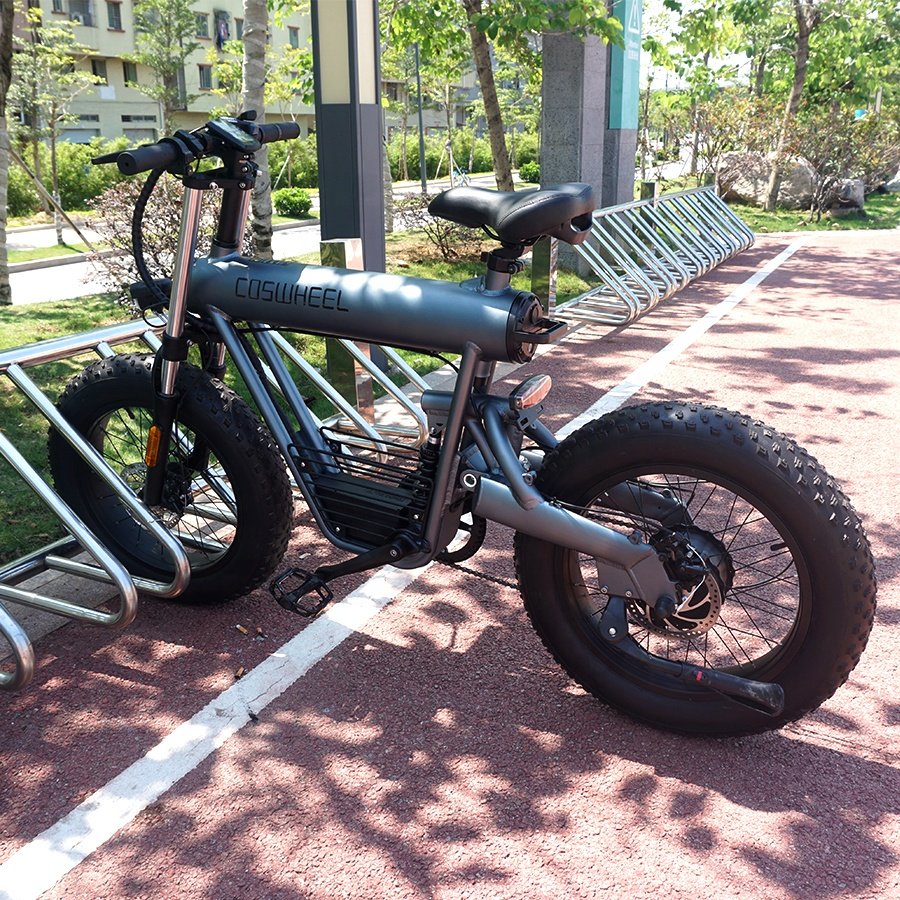 Coswheel T20 ebike wholesale mountain bike fat tires 20 Inches 500w electric bike electric bicycle factory e bike