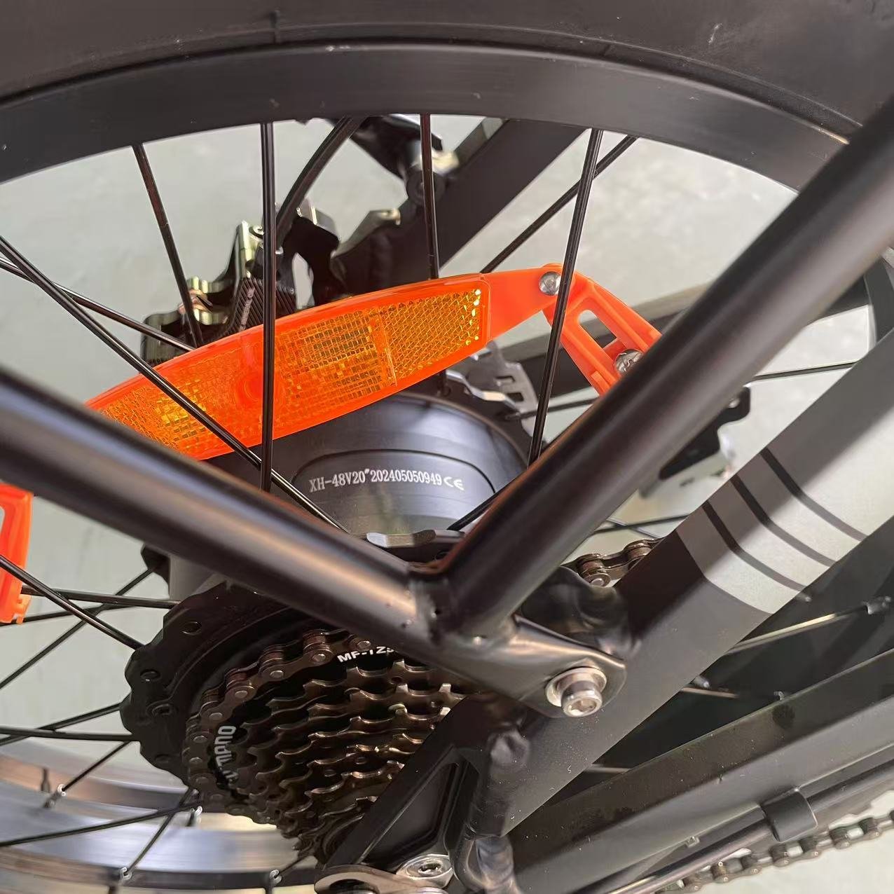 48V 23AH All-Terrain Folding Electric City Bike with 7 Speed Gears Disc Brake Lithium Battery Fat Tire-Warranty Included