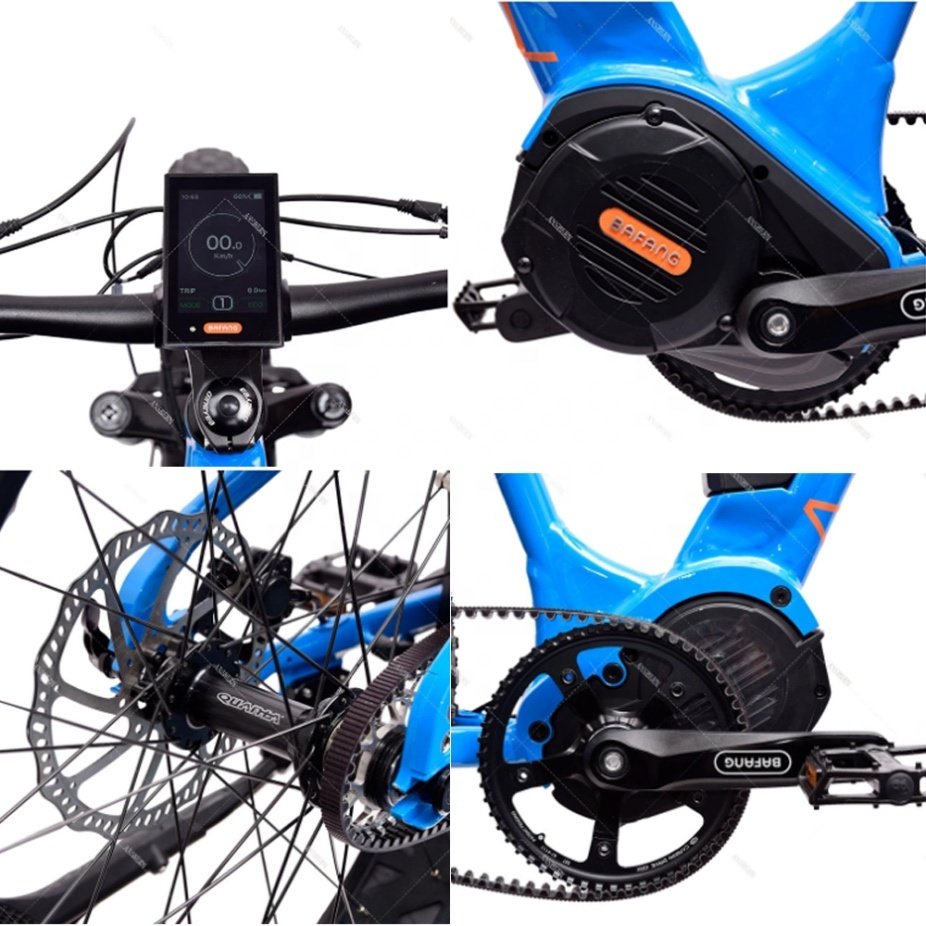 High Quality 2023 Ansbern Belt Drive Electric Bicycle Electric Mountain Bike