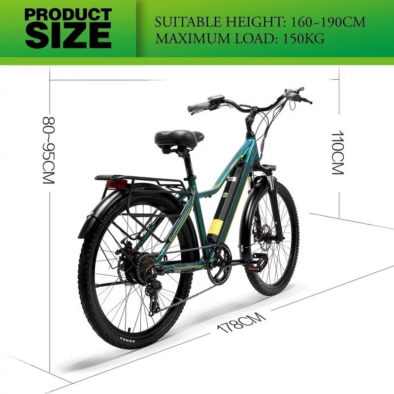 Eu Warehouse Electric Bike Electric Bike bicycle 48v City Foldable Electric Bike With battery