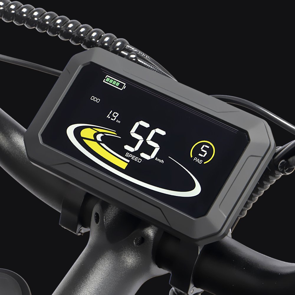 Superior Quality Man's Electric Bicycle 52v Fat Tire Bike Cycle with Lithium Battery and Disc Brake