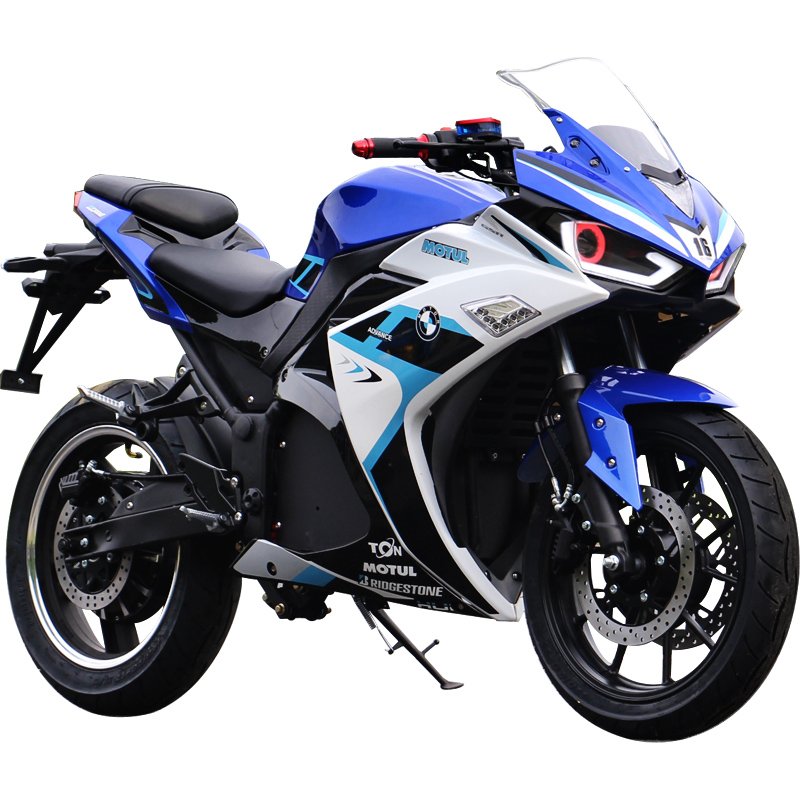 high end electric sportbike R3 17inch high power 90kmh electric motorcycle with ABS