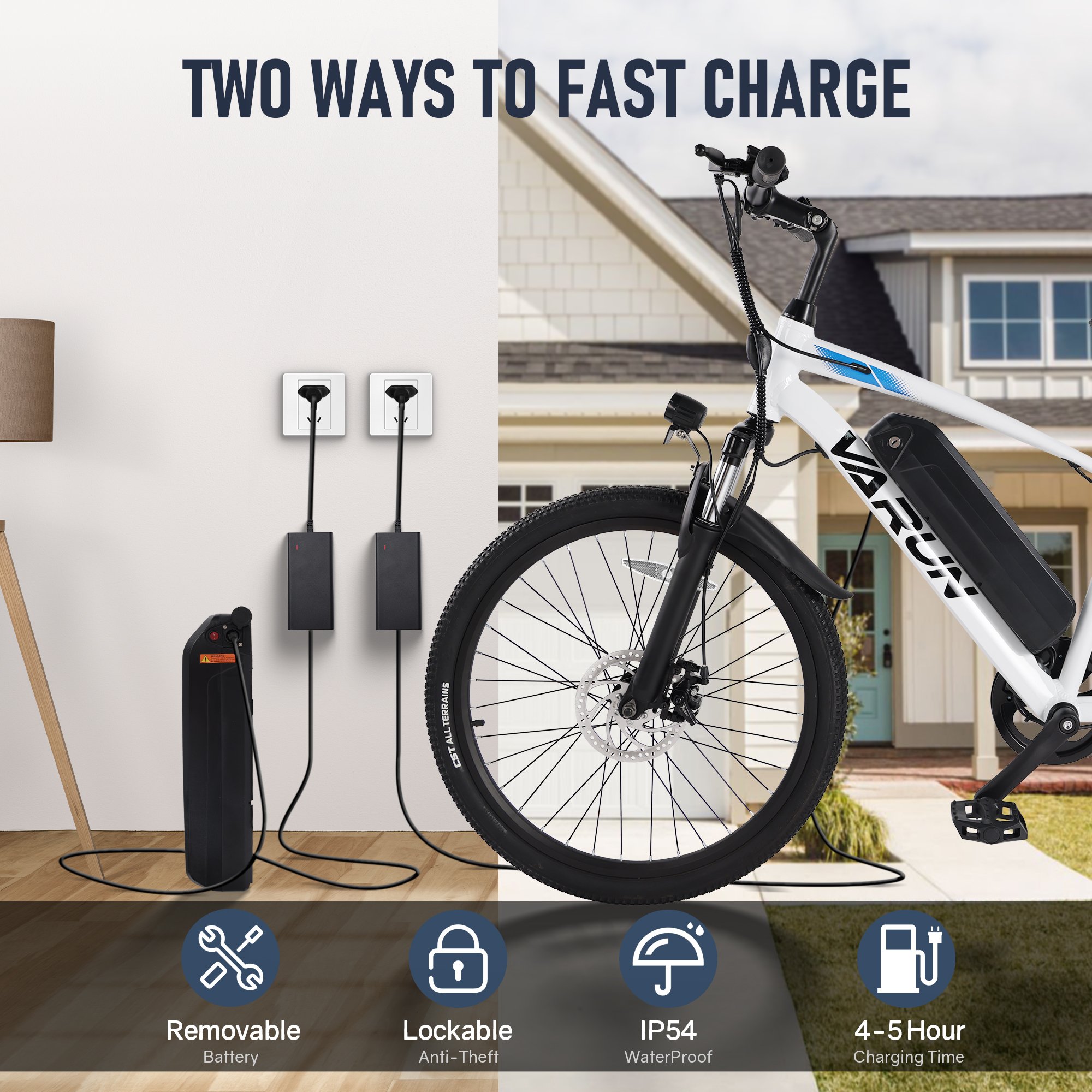 UK US EU CA Warehouse Stock Fast Shipping Electric Mountain Bike 24" Inch Cheap EMTB Lightweight 36V 500W Downtube Battery Ebike