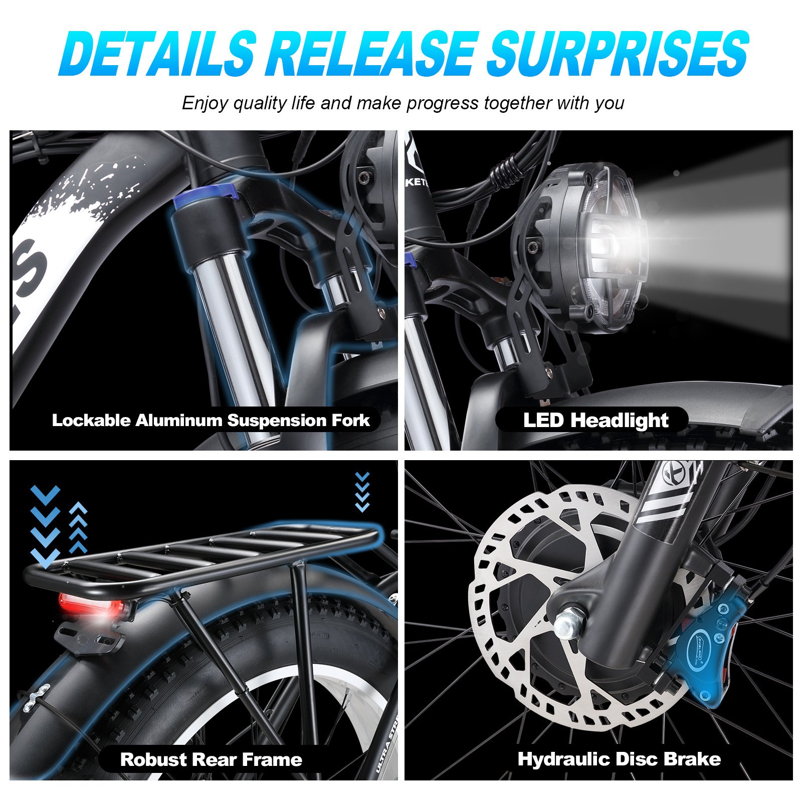 US EU warehouse fast delivery 26 inch dual motor 23ah fat tire mtb electric bike 2000W