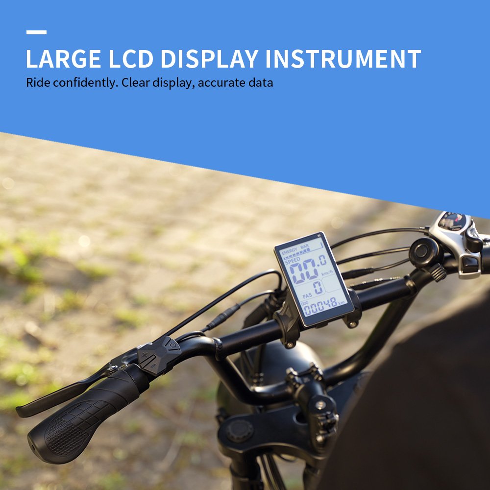 Stock Electric Mountain Bike 48v 30ah Double Battery 1000w Motor 50km V8 Pro Fat Tire Electric Bike For Adults