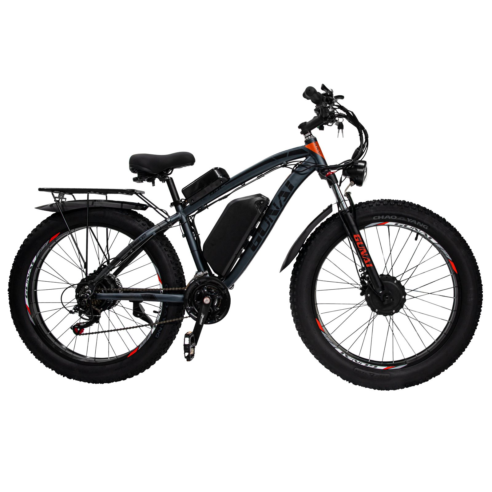 Factory OEM 2000W Dual Motor Electric Bikes 48V 22AH Electric Mountain Bike All Terrain 100NM Torque Electric Bike For Adults