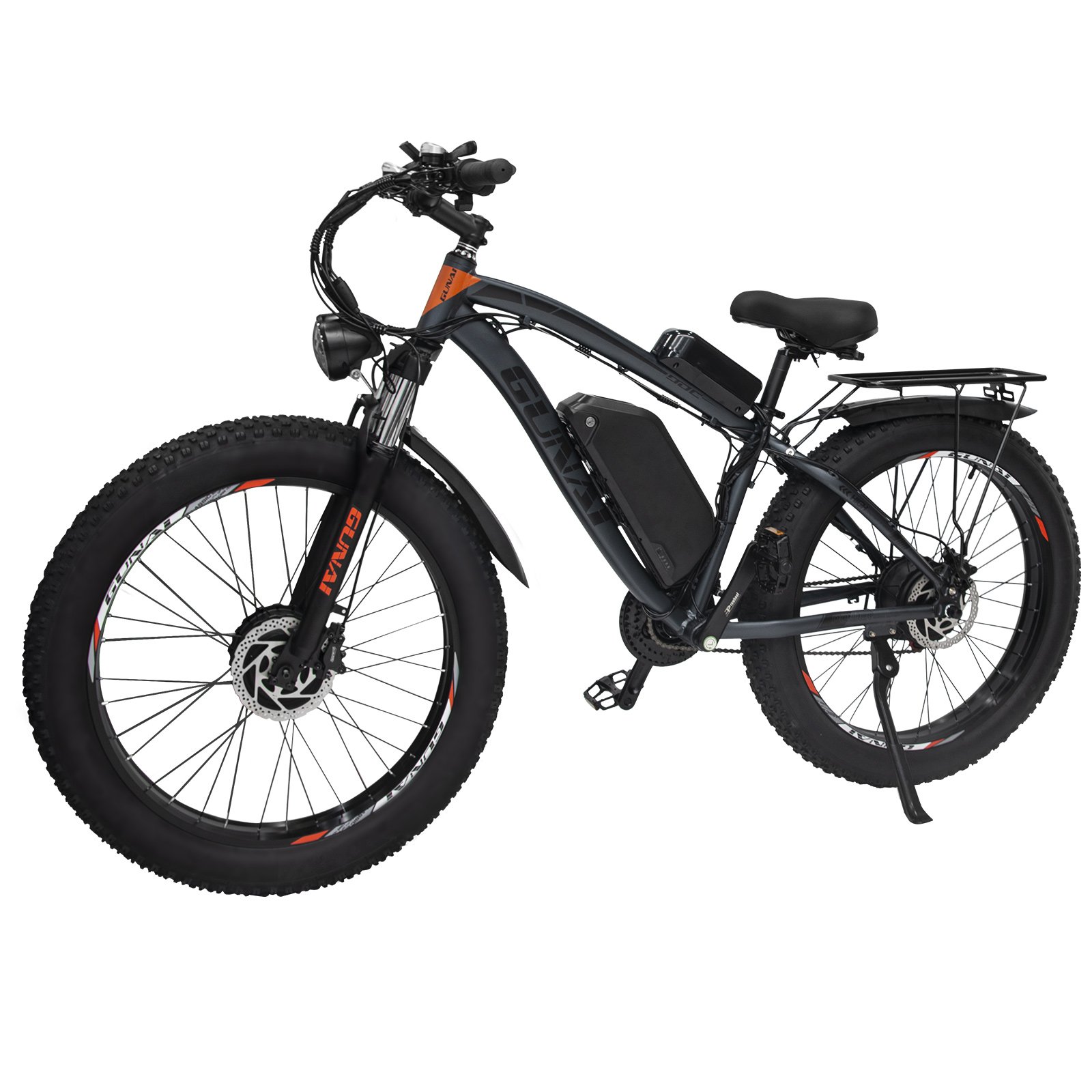 Factory OEM 2000W Dual Motor Electric Bikes 48V 22AH Electric Mountain Bike All Terrain 100NM Torque Electric Bike For Adults